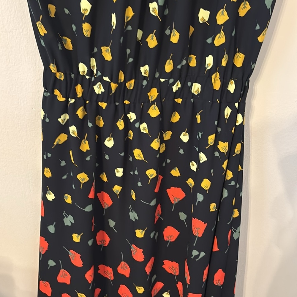Banana Republic California Poppy Print Midi Dress - Picture 4 of 8